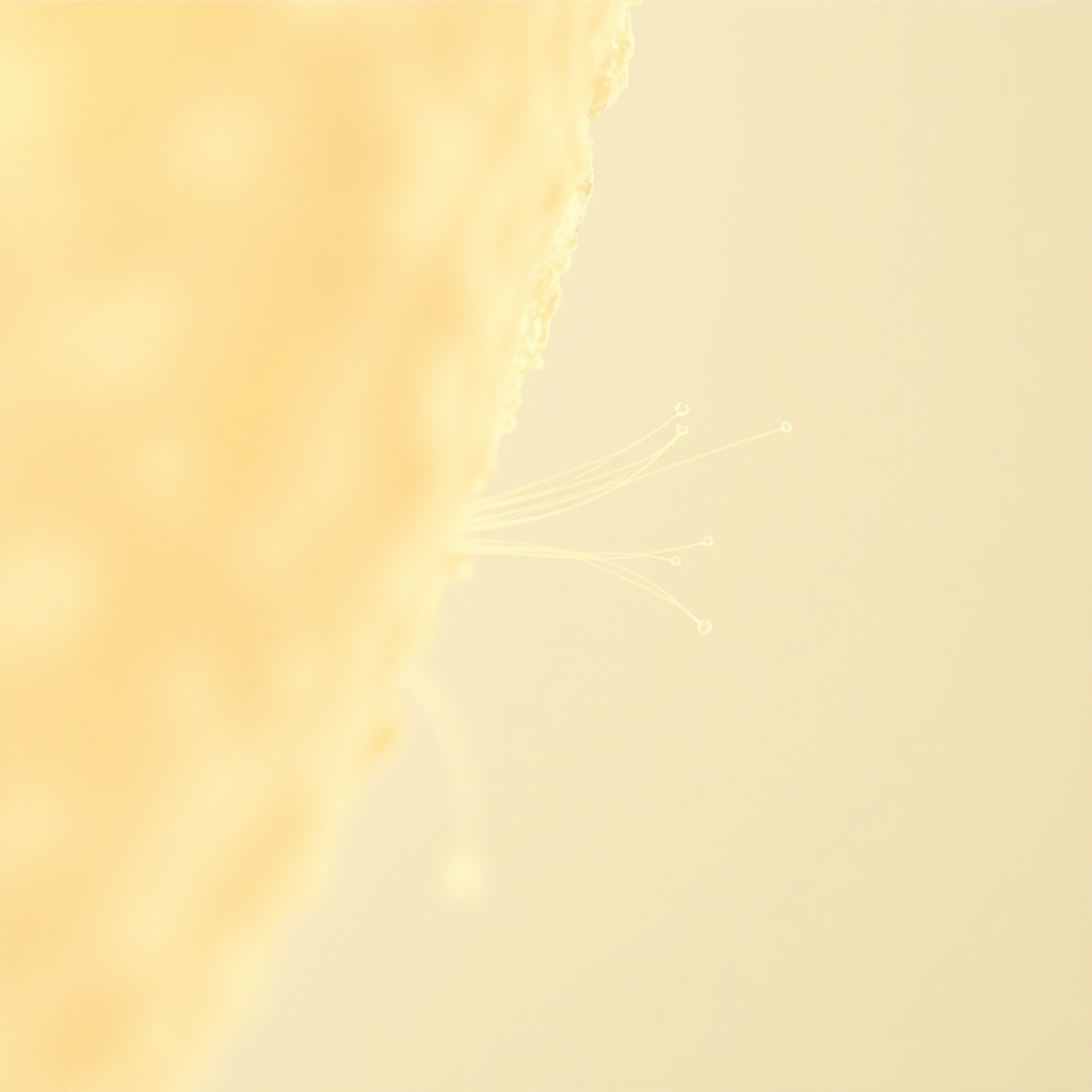 HDF 내부 섬유 조직의 밀도 차이를 보여주는 현미경 확대 이미지